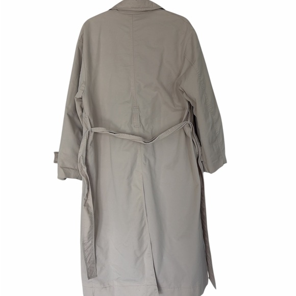 MANGO Angela Water Repellent Trench Coat in a beige/stone - Picture 3 of 7